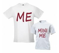 Coppia T-shirt padre figlio figlia me mini me FPT 004