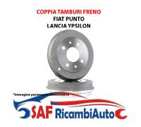 COPPIA TAMBURI FRENO POSTERIORI FIAT PUNTO LANCIA YPSILON