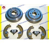 COPPIA TAMBURI+GANASCE+CILINDRETTI FRENO FIAT CINQUECENTO 700 900 1100 dal 1992