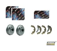 Coppia Tamburi + Ganasce Freno per Lancia Ypsilon 843 1.2 44 Kw 60 Hp
