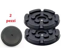 Coppia Tamponi in gomma per ponte sollevatore 140 x 25 mm Universale GARANZIA 2