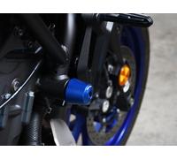 COPPIA TAMPONI PROTEZIONE TELAIO per YAMAHA MT-07 / XSR 700 2014-2024 | SEPTAR (BLU)