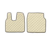Coppia tappeti in Skeentex - Panna - compatibile per Man TGL (09/12>10/21) cabin