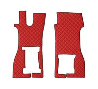 Coppia tappeti in Skeentex - Rosso - compatibile per Scania R Serie 7 - New Gene