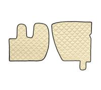 Coppia tappeti in Skeentex - Panna - compatibile per Renault Premium 2 (09/05>12