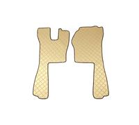Coppia tappeti camion similpelle imbottiti Beige - Scania R Serie 5