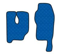 Coppia tappeti camion similpelle imbottiti Blu Mercedes Actros MP3 Tunnel Alto