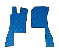 Coppia tappeti camion similpelle imbottiti Blu - Scania L Serie 4