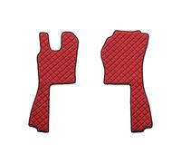 Coppia tappeti camion similpelle imbottiti Rosso - Scania G serie 5-6 automatico