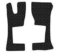 Coppia tappeti camion similpelle Nero - Mercedes Actros MP4-MP5 cab.Stretta