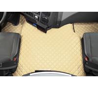 COPPIA TAPPETI + COPRICOFANO ECOPELLE CHAMPAGNE RENAULT T RANGE NIGHT E SLEEPER