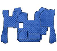 COPPIA TAPPETI + COPRICOFANO IN ECOPELLE BLU PER SCANIA R SINO AL 2010