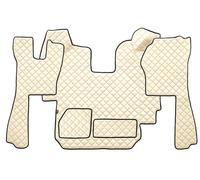 COPPIA TAPPETI + COPRICOFANO IN ECOPELLE CHAMPAGNE PER SCANIA R SINO 2010 AUTO