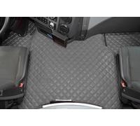 COPPIA TAPPETI + COPRICOFANO IN ECOPELLE GRIGIO RENAULT T RANGE NIGHT E SLEEPER