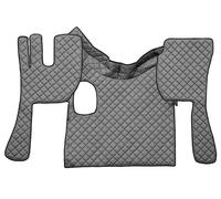 COPPIA TAPPETI + COPRICOFANO IN ECOPELLE GRIGIO VOLVO FH DAL 2002 AL2012 MANUALE