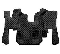 COPPIA TAPPETI + COPRICOFANO IN ECOPELLE NERA PER SCANIA R SINO 2010 AUTOMAT