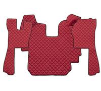 COPPIA TAPPETI + COPRICOFANO IN ECOPELLE ROSSO PER SCANIA SERIE R SINO 2010 AUTO