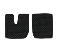 Coppia tappeti camion in similpelle imbottiti colore Nero - MAN TGA cab. larga