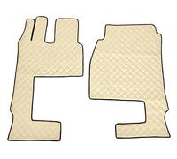 Coppia tappeti in Skeentex - Panna - compatibile per Mercedes Actros MP4 (09/11>