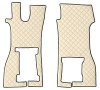 Coppia tappeti in Skeentex - Panna - compatibile per Scania R Serie 7 - New Gene
