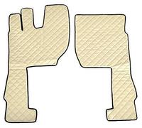 Coppia tappeti in Skeentex - Panna - compatibile per Volvo FH Serie 4 (09/12>05/
