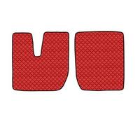 Coppia tappeti in Skeentex - Rosso - compatibile per Iveco Stralis XP (09/16>12/