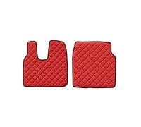 Coppia tappeti in Skeentex - Rosso - compatibile per Man TGL (09/12>10/21) cabin