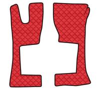 Coppia tappeti in Skeentex - Rosso - compatibile per Mercedes Actros MP4 (09/11>