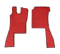 Coppia tappeti in Skeentex - Rosso - compatibile per Scania L Serie 4 (02/95>09/