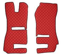 Coppia tappeti in Skeentex - Rosso - compatibile per Scania R Serie 6 - Streamli