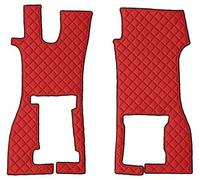 Coppia tappeti in Skeentex - Rosso - compatibile per Scania R Serie 7 - New Gene