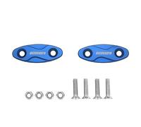 Coppia tappi coprifori specchietti Accossato blu per Honda Vtr Sp1 / Sp2 dal 2001 al 2005 (CC 1000)