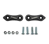 Coppia tappi coprifori specchietti Accossato nero per Suzuki Gsxr 1000 dal 2001 al 2016 (CC 1000)