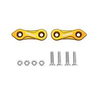 Coppia tappi coprifori specchietti Accossato oro per Suzuki Sv 650 S dal 2000 al 2006 (CC 650)