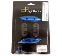 COPPIA TAPPI COPRIFORO SPECCHIO BLU COBALTO LIGHTECH T-MAX TMAX 530 2012 2013