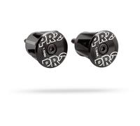 coppia tappi manubrio in alluminio nero anodizzato SH-PRAC0056 PRO manopole