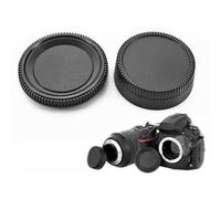COPPIA TAPPI POSTERIORE COPRI OBIETTIVO E CORPO BODY COMPATIBILE NIKON BF 1A LF1