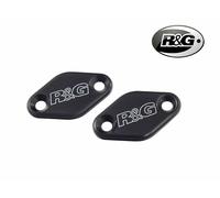 COPPIA TAPPI SPECCHI NERO R&G PER MV AGUSTA F3 675 2012-2018