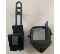 Coppia tasselli tamponi portasci porta sci per barre portapacchi 12x12mm