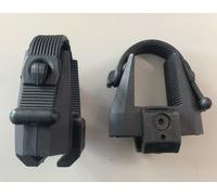 Coppia tasselli tamponi portasci porta sci per barre portapacchi 27mm