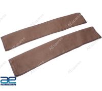 Coppia Tela Portellone Catena Cover Marrone Per Jeep Willys CJ2A CJ3A/3B CJ5