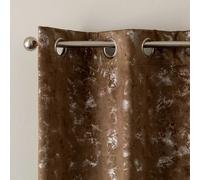 COPPIA TENDA CONFEZIONATA IN VELLUTO RIAD LINEA ORO 2 PANNELLI CON BORCHIE