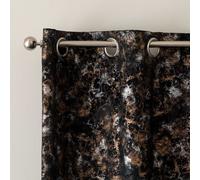 COPPIA TENDA CONFEZIONATA IN VELLUTO RIAD LINEA ORO 2 PANNELLI CON BORCHIE