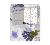 Coppia TENDINA a vetro LAVANDA larga cm. 60 da Finestra e da Porta - COPPIA (2 TELI) CM. 60X150