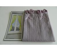 COPPIA TENDINA CONFEZIONATA COL LILLA MIS CM 60X230 CON ASOLE -ALINA-