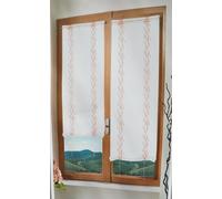 COPPIA TENDINA CONFEZIONATA PER VETRI MIS CM 60X230 ART. ALICE -LILLA-