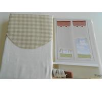 COPPIA TENDINA CONFEZIONATA WENDY COLORE BEIGE MIS CM 60X150