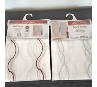 Coppia tendine A Vetro x Finestra e portafinestra misura 60x150 e 60x240