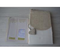 COPPIA TENDINE CONFEZIONATE PER VETRO BALCONE CM 60X230 COL POIS BLU ART KELLY