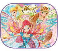 Coppia tendine parasole auto laterali Winx universali 44x35cm bambina Coppia tendine parasole laterali Winx universali 44x35cm
